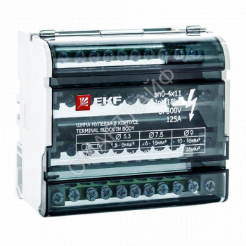 Шина нулевая в корпусе 4х11 EKF sn0-4x11 - smartlife-ural.ru – Екатеринбург