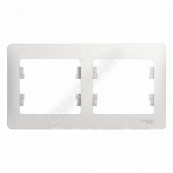 Рамка 2-м Glossa горизонт. бел. SE GSL000102 - smartlife-ural.ru – Екатеринбург