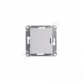 Переключатель проходной 1-кл. СП Glossa 10А IP20 (сх. 6а) 10AX с подсветкой механизм бел. SE GSL000163 - smartlife-ural.ru – Екатеринбург