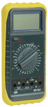 Мультиметр цифровой Professional MY64 IEK TMD-5S-064 - smartlife-ural.ru – Екатеринбург