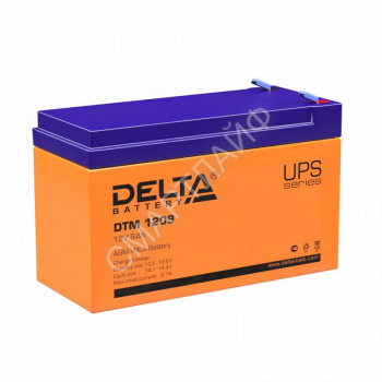 Аккумулятор UPS 12В 9А.ч DTM 1209 Delta 4614010050010 - smartlife-ural.ru – Екатеринбург