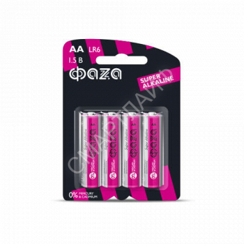 Элемент питания алкалиновый AA/LR6 1.5В Super Alkaline BL-4 (уп.4шт) ФАZА 5000285 - smartlife-ural.ru – Екатеринбург