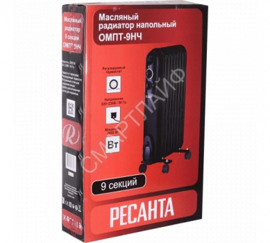 Радиатор масляный ОМПТ- 9НЧ Ресанта 67/3/14 - smartlife-ural.ru – Екатеринбург