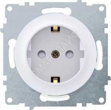 Розетка 1-м СП Florence 16А IP20 с заземл. защ. шторки винтов. клеммы механизм бел. (1E10101300) OneKeyElectro 2172764 - smartlife-ural.ru – Екатеринбург