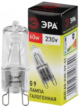 Лампа галогенная G9-JCD-60-230V-Cl 60Вт капсула G9 230В Эра C0027370 - smartlife-ural.ru – Екатеринбург