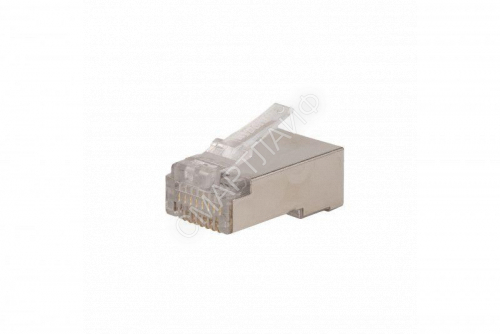Разъем легкой оконцовки RJ45 (8P8C) под витую пару кат.5E экранир. 50 µ"/ 50микродюйм PLEZ-8P8C-U-C5-SH-100 универс. (для ож и мж кабеля) (уп.100шт) Hyperline 403342 - smartlife-ural.ru – Екатеринбург