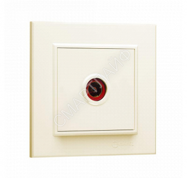 Розетка телевизионная проходная TV 1-м СП Karea IP20 6дБ крем. Makel 56010007 - smartlife-ural.ru – Екатеринбург