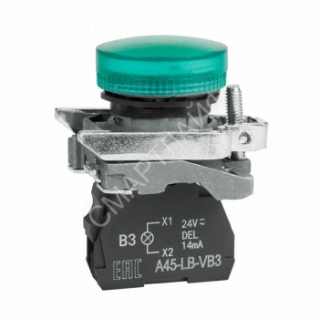 Лампа сигнальная OptiSignal D22 C4-L-B3 зел. металл 24VAC/DC XB4BVB3 КЭАЗ 332175 - smartlife-ural.ru – Екатеринбург