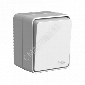 Выключатель кнопочный 1-кл. ОП AtlasDesign PROFI IP54 10АХ сер. SE ATN543015 - smartlife-ural.ru – Екатеринбург