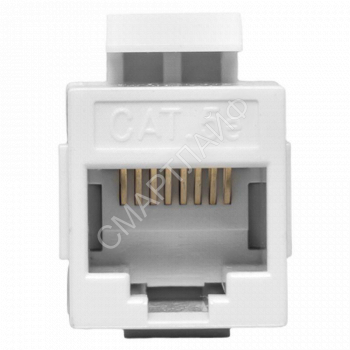Адаптер проходной Keystone RJ45-RJ45 кат.5E неэкранир. TERACOM бел. EKF TRC-INLC-KSTN-5EUTP-WH - smartlife-ural.ru – Екатеринбург