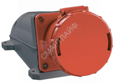 Розетка ОП 63А 380В 3P+PЕ ССИ-134 IP54 IEK PSR12-063-4 - smartlife-ural.ru – Екатеринбург