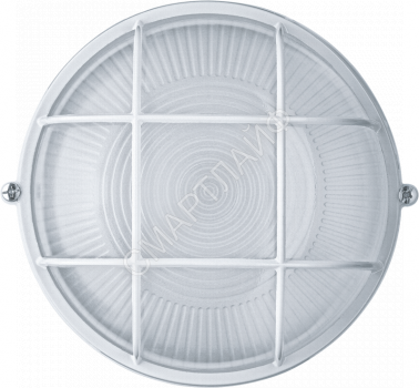 Светильник ЛОН 94 803 NBL-R2-60-E27/WH 1х60Вт E27 IP54 (аналог НПБ 1302 бел. круг с решеткой 60Вт) Navigator 94803 - smartlife-ural.ru – Екатеринбург