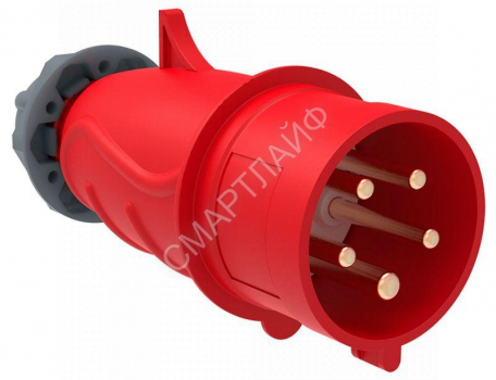 Вилка эл. каб. 16А 3P+PE+N 380В IP44 MAGNUM ССИ-015 IEK PSN02-016-5 - smartlife-ural.ru – Екатеринбург