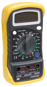 Мультиметр цифровой Master MAS838L IEK TMD-3L-838 - smartlife-ural.ru – Екатеринбург