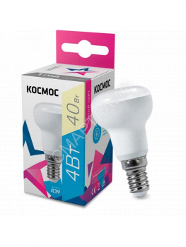 Лампа светодиодная R39 4Вт 220В E14 3000К Космос Lksm_LED4wR39E1430 - smartlife-ural.ru – Екатеринбург