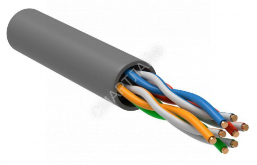 Кабель витая пара U/UTP кат.5E 4х2х24AWG solid LSZH сер. (м) ITK LC1-C5E04-121 - smartlife-ural.ru – Екатеринбург