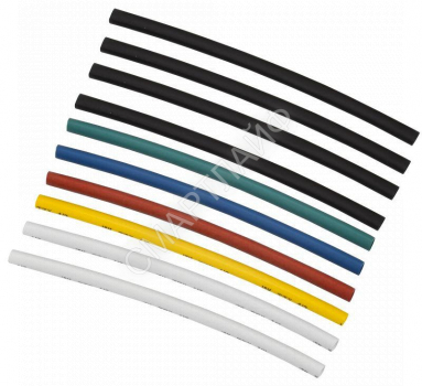 Набор трубок термоусадочных тонкостен. ТТУ 4/2 (4хЧ; 2хБ; К; С; Ж; З) 10х10см разноцвет. IEK UDRS-D2-D4-10-10 - smartlife-ural.ru – Екатеринбург