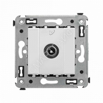 Розетка телевизионная проходная TV СП Avanti "Белое облако" DKC 4400513 - smartlife-ural.ru – Екатеринбург