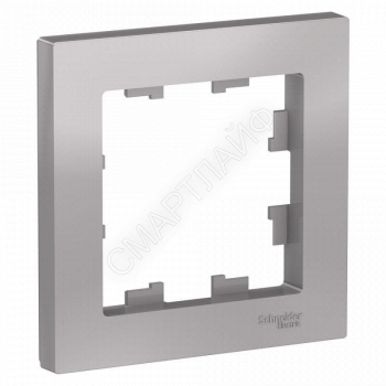 Рамка 1-м AtlasDesign алюм. SE ATN000301 - smartlife-ural.ru – Екатеринбург