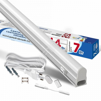 Светильник светодиодный ILED-СПБТ5-600-7-630-230-6.5-IP40 7Вт 6500К IP40 630лм 230В 600мм Т5 линейный IONICH 1568 - smartlife-ural.ru – Екатеринбург