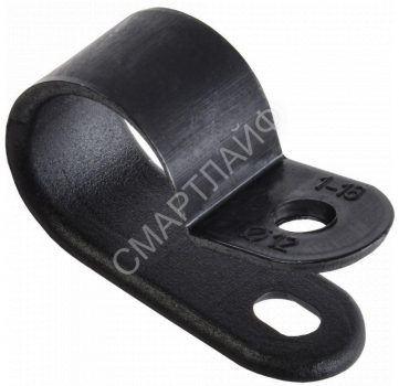 Скоба крепежная 12мм нейлон. черн. (уп.50шт) IEK USK11-12-050-K02 - smartlife-ural.ru – Екатеринбург