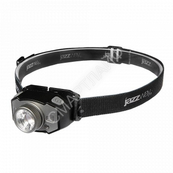 Фонарь аккумуляторный налобный AccuH1-L5WZ-bk zoom LED 5Вт + 2хRED SMD IP54 5 режимов: 100проц. 180лм 3.5ч/50проц. 110лм 5.5ч/30проц. 65лм 15ч/красн. 28ч/мигающ. красн. 12ч аккум. 0.8А.ч управл. жестами черн./сер. JazzWay 5036642 - smartlife-ural.ru – Екатеринбург