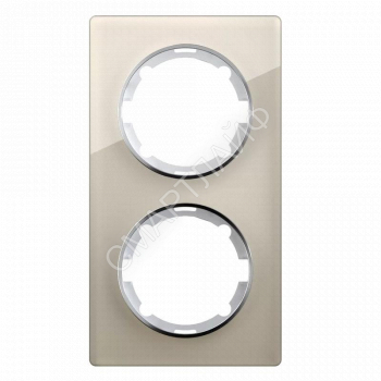 Рамка 2-м Garda вертикал. стеклянная беж. 2E52211301 OneKeyElectro 2234946 - smartlife-ural.ru – Екатеринбург