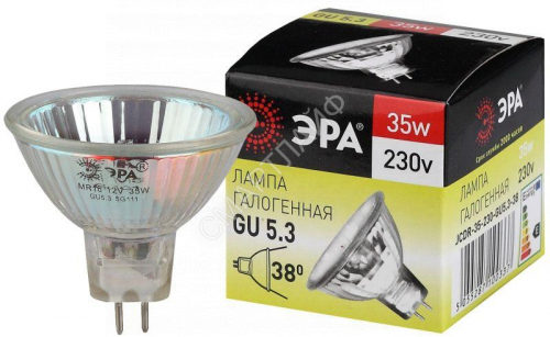 Лампа галогенная GU5.3-JCDR (MR16) -35W-230V-Cl ЭРА C0027363 - smartlife-ural.ru – Екатеринбург