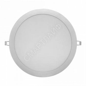 Светильник светодиодный 90 148 OLP-R1-24W-R300-6.5K-WH-LED 24Вт 6500К IP20 1600лм 176-264В d300 встраив. круг DOWNLIGHT ОНЛАЙТ 90148 - smartlife-ural.ru – Екатеринбург