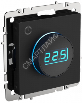 Термостат электронный с индик. BRITE СП IP20 ТС10-1-БрЧ механизм черн. IEK BR-RT11-K02 - smartlife-ural.ru – Екатеринбург