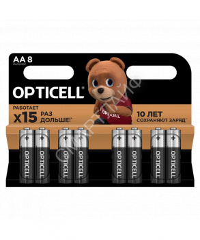 Элемент питания алкалиновый AA/LR6 (блист. 8шт) Basic Opticell 5051008 - smartlife-ural.ru – Екатеринбург
