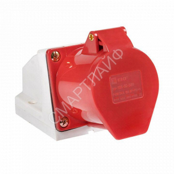 Розетка наружн. уст. 32А 380В 3P+РЕ+N IP44 (125) EKF ps-125-32-380 - smartlife-ural.ru – Екатеринбург