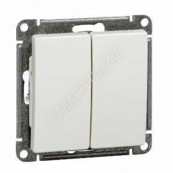 Выключатель 2-кл. СП W59 10А IP20 10AX механизм бел. SE VS510-252-1-86 - smartlife-ural.ru – Екатеринбург