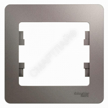 Рамка 1-м Glossa платина SE GSL001201 - smartlife-ural.ru – Екатеринбург