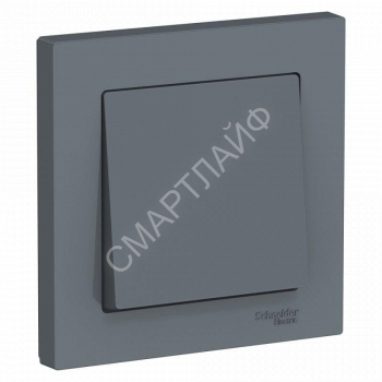 Выключатель 1-кл. СП AtlasDesign 10А IP20 (сх. 1) 10AX в сборе грифель SE ATN000712 - smartlife-ural.ru – Екатеринбург