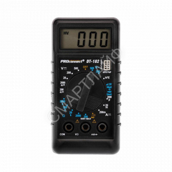 Мультиметр портативный М-182 (DT-182) PROCONNECT 13-3014 - smartlife-ural.ru – Екатеринбург
