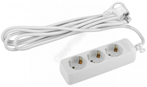 Удлинитель 3х3м с заземл. 10А IP20 UX-3e-3m ПВС 3х0.75 Эра Б0035750 - smartlife-ural.ru – Екатеринбург