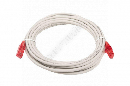 Патч-корд кат.5E U/UTP LSZH PC-LPM-UTP-RJ45-RJ45-C5e-5M-LSZH-GY 5 м. сер. Hyperline 42301 - smartlife-ural.ru – Екатеринбург