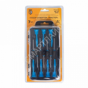 Набор отверток "Мастер" НО-07 мини КВТ 78623 - smartlife-ural.ru – Екатеринбург