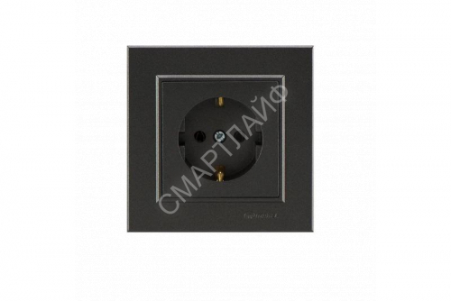 Розетка 1-м СП Karea 16А IP20 с/з дым. металлик Makel 56050028 - smartlife-ural.ru – Екатеринбург