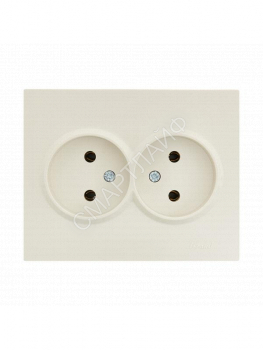 Розетка 2-м СП VESNA без заземл. ПБТ кремов. LEZARD 742-0300-128B - smartlife-ural.ru – Екатеринбург
