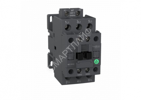 Контактор MC1D 3п 25А кат. 220В AC 1НО+1НЗ SE MC1D25M7 - smartlife-ural.ru – Екатеринбург
