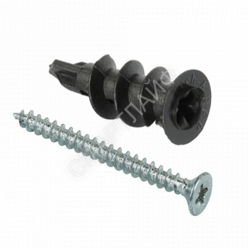 Анкер (дюбель) DRIVA NYLON с шурупом (уп.4шт) Tech-KREP 102947 - smartlife-ural.ru – Екатеринбург