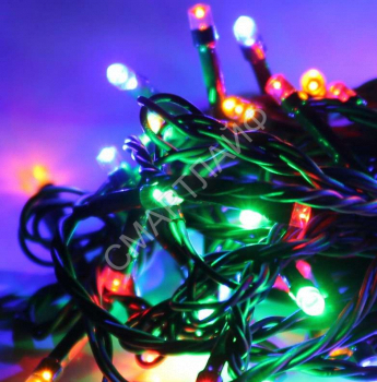 Гирлянда светодиодная 50LED провод 6.5м 8 режимов мигания Космос KOC_GIR50LED_RGB - smartlife-ural.ru – Екатеринбург