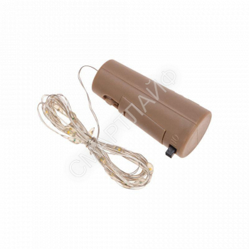 Гирлянда светодиодная "Роса" 2м 20LED мультиколор 0.1Вт IP20 с пробкой элементы питания 3хLR44 (в компл.) Neon-Night 302-029 - smartlife-ural.ru – Екатеринбург