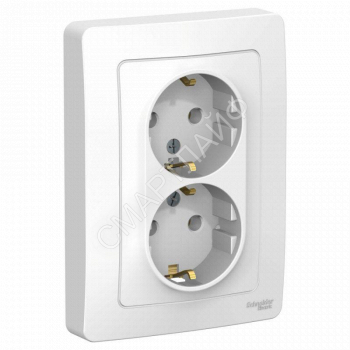 Розетка 2-м СП Blanca 16А IP20 250В с заземл. без защ. шторок бел. SE BLNRS001021 - smartlife-ural.ru – Екатеринбург