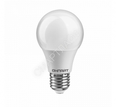 Лампа светодиодная 82 910 OLL-A55-10-230-2.7K-E27-PROMO 10Вт грушевидная 2700К E27 220-240В ОНЛАЙТ 82910 - smartlife-ural.ru – Екатеринбург