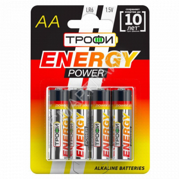 Элемент питания алкалиновый AA/LR6 LR6-4BL (блист.4шт) Трофи C0034657 - smartlife-ural.ru – Екатеринбург