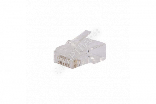 Разъем легкой оконцовки PLEZ-8P8C-U-C5-100 RJ-45 (8P8C) под витую пару кат.5 (50 µ"/ 50 микродюймов) универс. (для ож и мж кабеля) (уп.100шт) Hyperline 403341 - smartlife-ural.ru – Екатеринбург