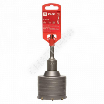 Коронка буровая по бетону с оснасткой TCT-72 М22 SDS-plus Master EKF tct-72-m22 - smartlife-ural.ru – Екатеринбург